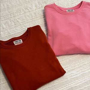 Lands’ End serious sweats tunic sweatshirts